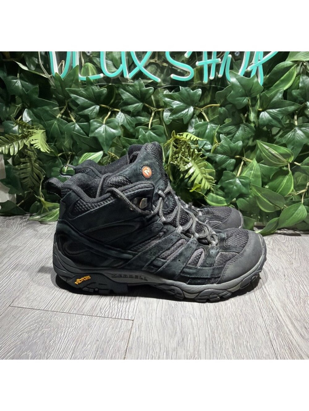Merrell Moab 2 Vent Mid Sneaker Men's Black Athletic Hiking Shoes - 10
